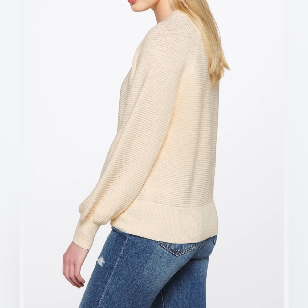 NWT Madewell Stronger Raglan Pullover Size XS, Antique Cream